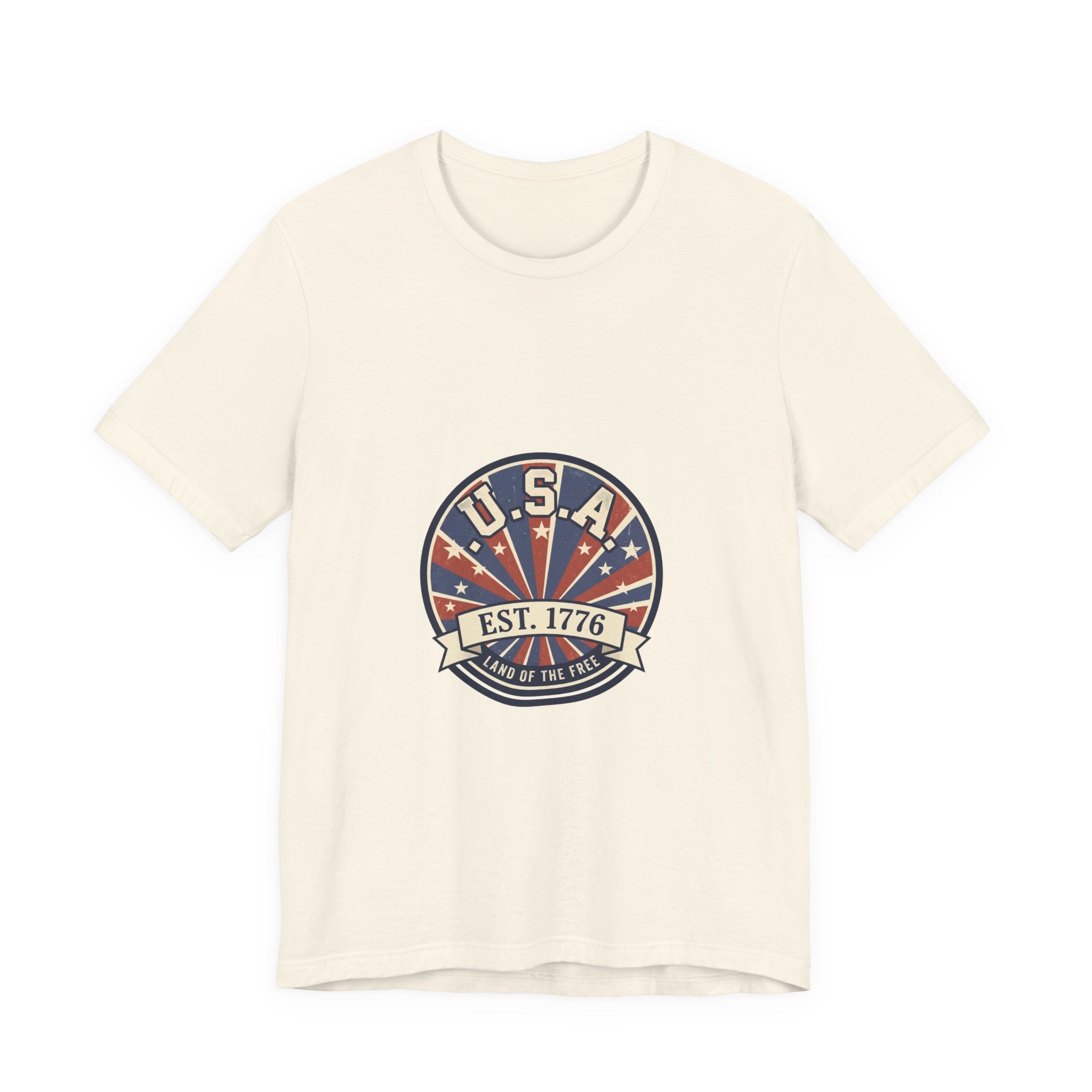Retro USA Shirt, Vintage 4th of July Tee, Est 1776 Americana Patriotic Shirt, Independence Day Gift, Distressed Fourth of July USA Tee