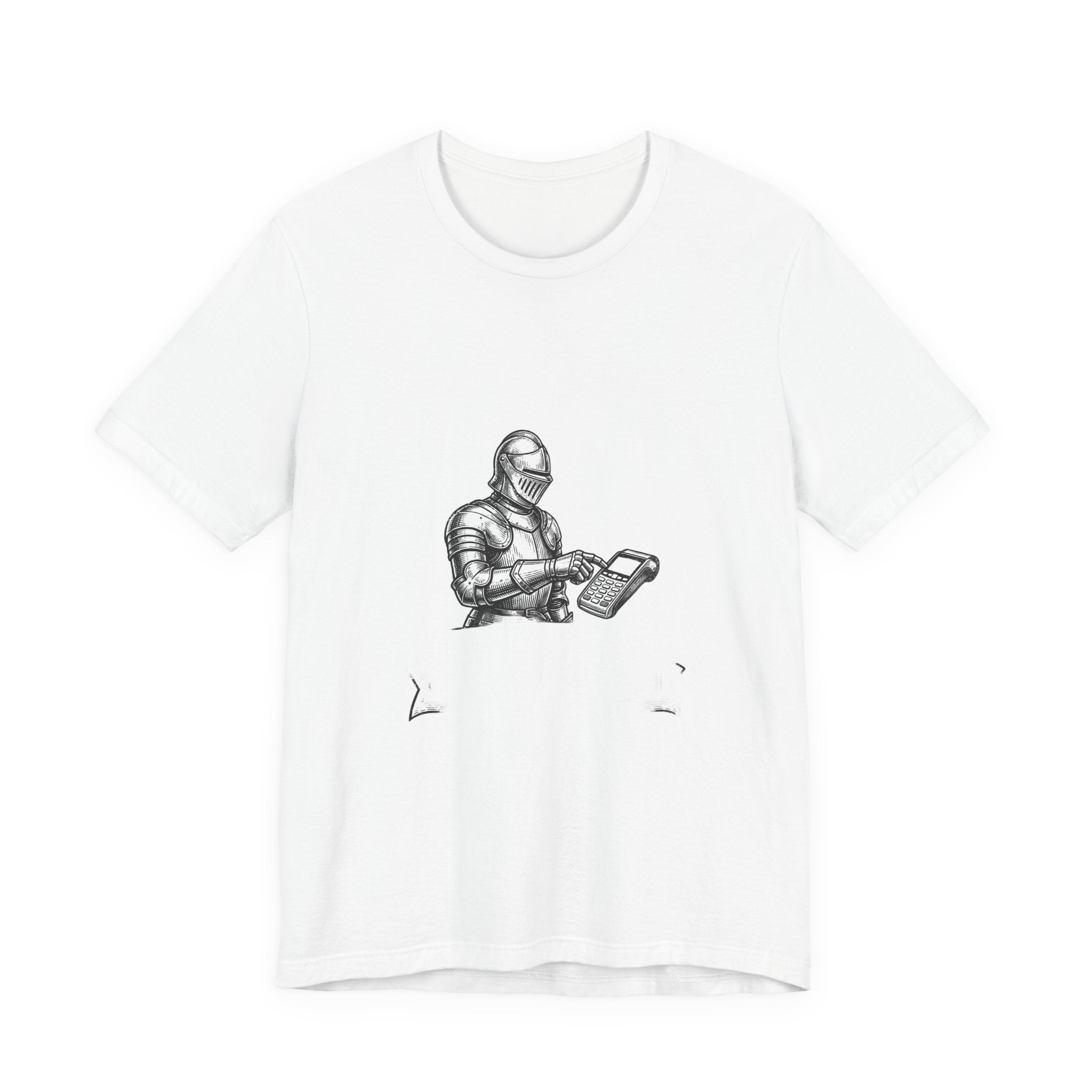 Ye Olde Contactless Payment Shirt - Funny Medieval Knight Meme Tee