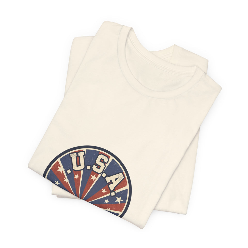 Retro USA Shirt, Vintage 4th of July Tee, Est 1776 Americana Patriotic Shirt, Independence Day Gift, Distressed Fourth of July USA Tee